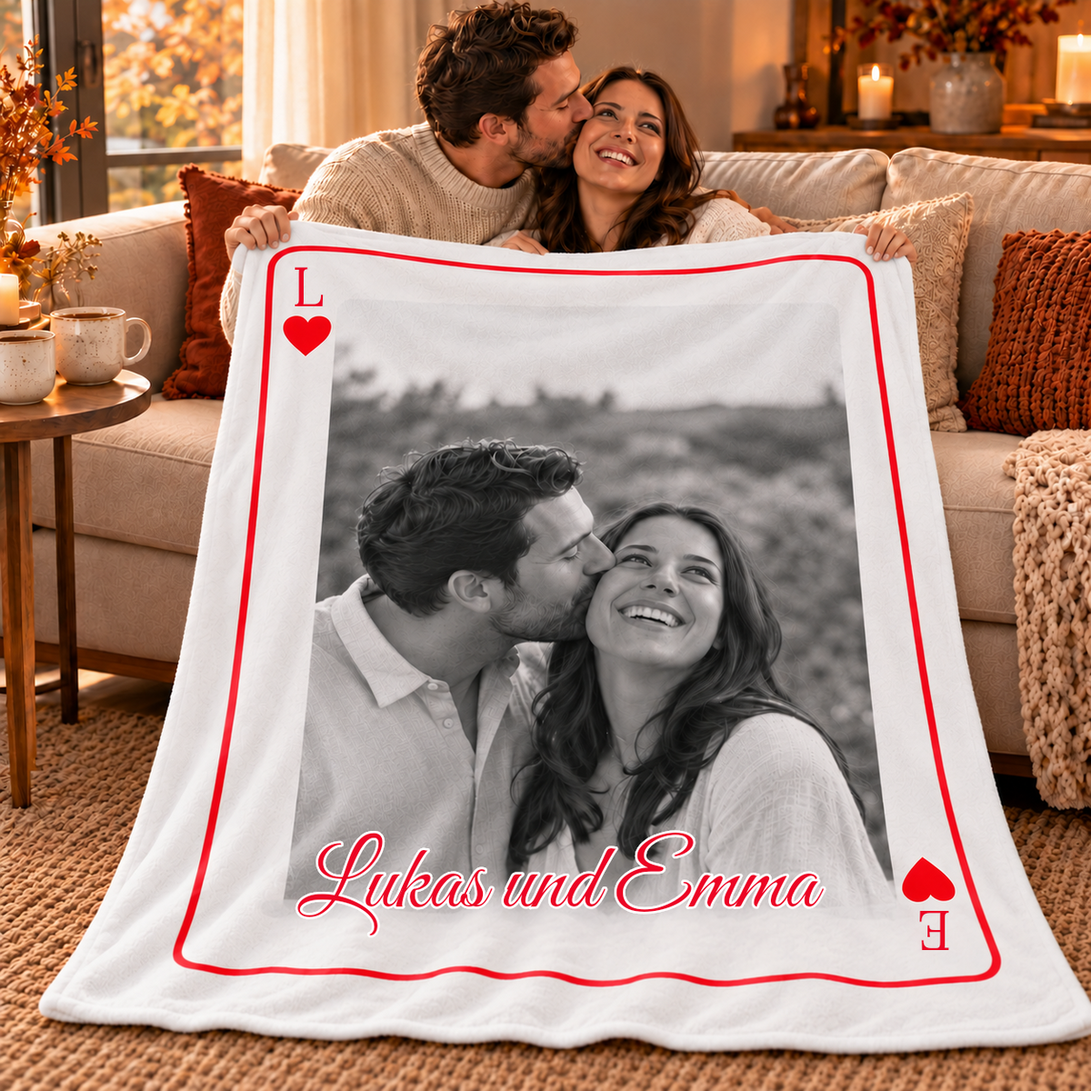 Personalisierte Decke mit Foto, Namen und Initialen #90371 [PC-GALLERY:cmutsbtvr0019ptii5s82hvfo:3f4910a7-4d06-47f6-b5a4-6f77a9b15ced:1959dca731c70d49fda1c0c5ac7a843906a43f616efc5d947f0449c9037ef41d]