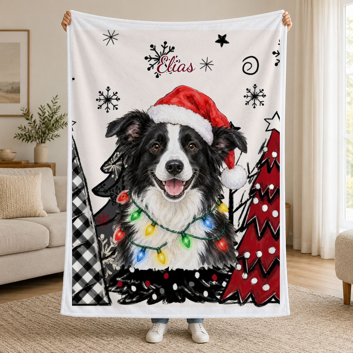 Personalisierte Decke mit einem Foto Ihres Hundes oder Ihrer Katze – Weihnachtliches Kuscheln #106677 [PC-MOCKUP:cmuu3nkpl003ho80kg94yhlog:e5de6a8e52d87150d6be33d4:e5de6a8e52d87150d6be33d4639cea26a51b97a315e526b85028960b5521da76]